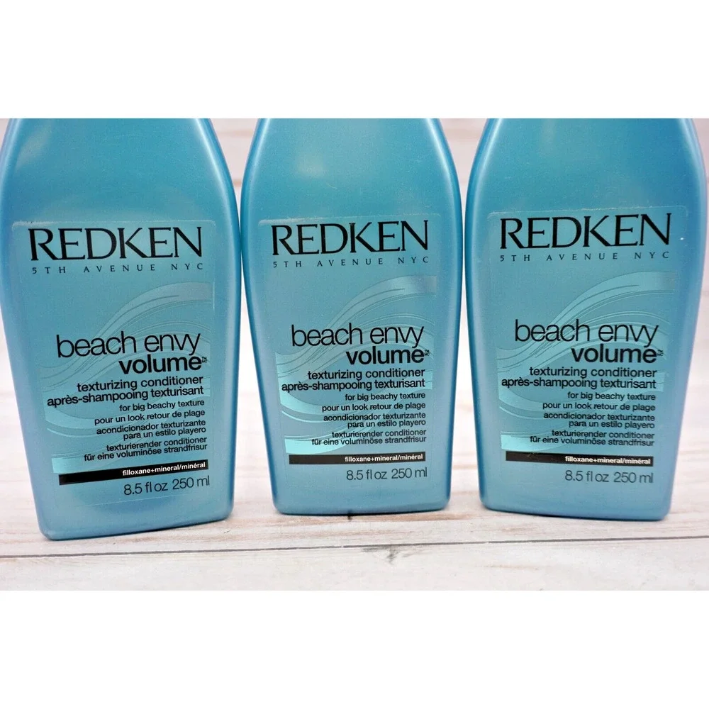 Lot of 3 Redken Beach Envy Volume Texturizing Conditioner 8.5 oz